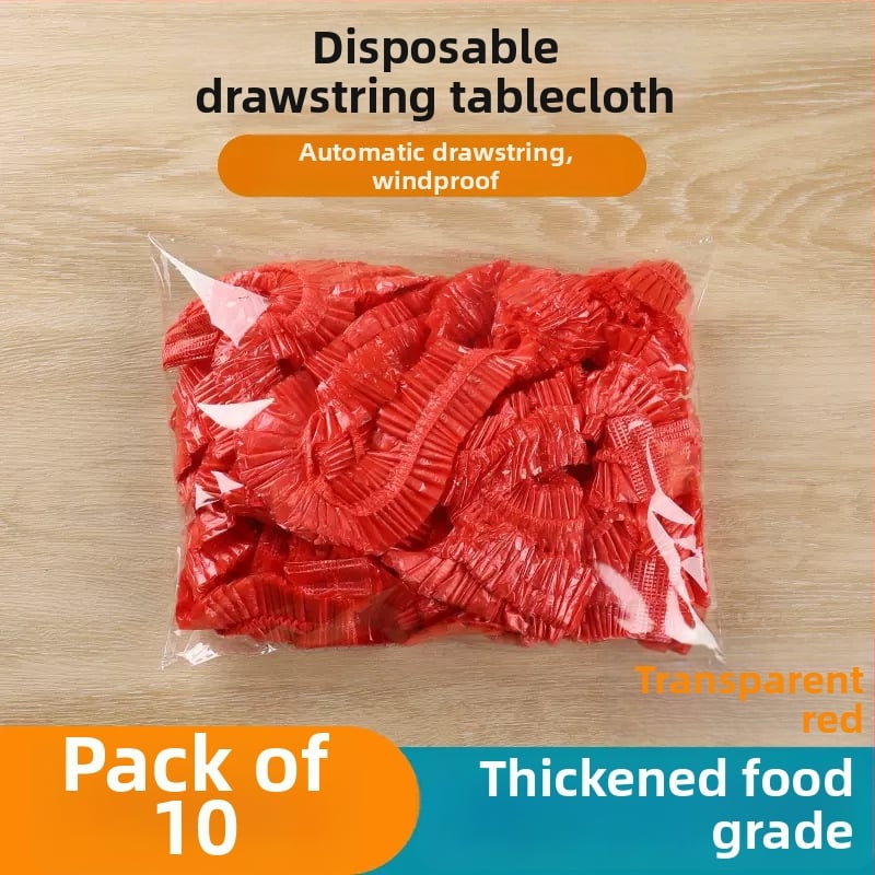 Ühekordne PE laua kate, Ühtlase mustriga, Paksus 1, Zhejiang päritolu