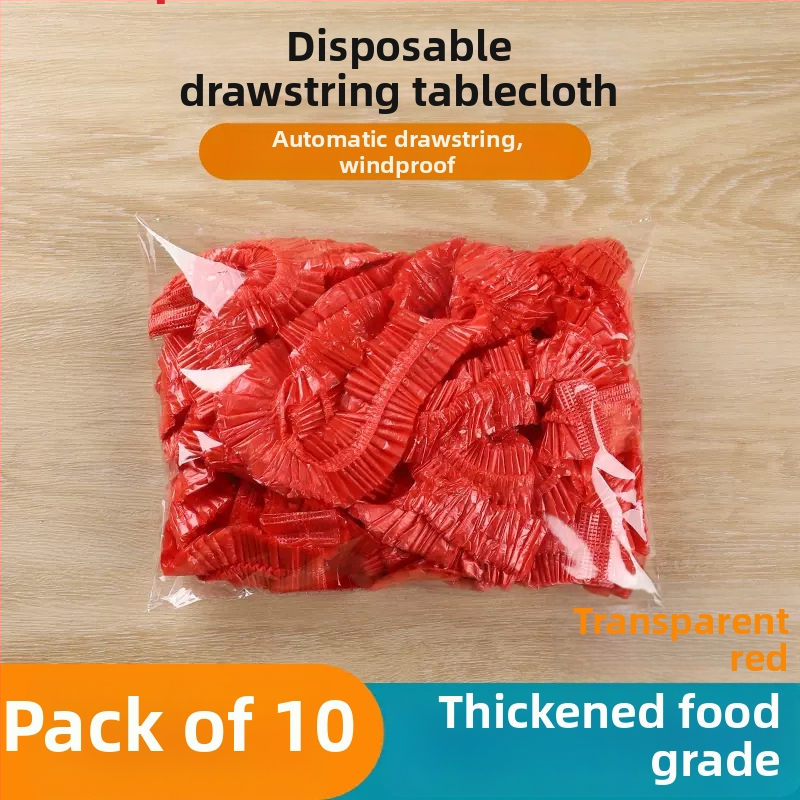 Ühekordne PE laua kate, Ühtlase mustriga, Paksus 1, Zhejiang päritolu