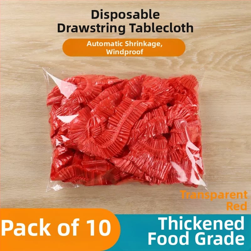 Ühekordne PE laua kate, Ühtlase mustriga, Paksus 1, Zhejiang päritolu