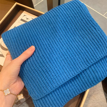 Ženski pleteni vuneni šal, marka Ewanian/yiwan nian; pogodan za zimu, proljeće i jesen; izdanje: jesen 2025