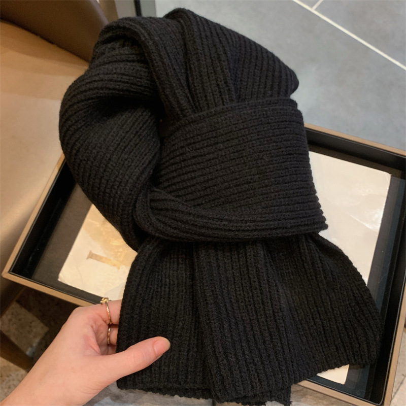 Ženski pleteni vuneni šal, marka Ewanian/yiwan nian; pogodan za zimu, proljeće i jesen; izdanje: jesen 2025