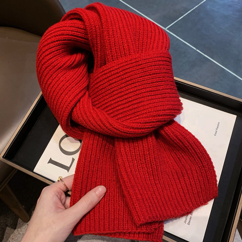 Ženski pleteni vuneni šal, marka Ewanian/yiwan nian; pogodan za zimu, proljeće i jesen; izdanje: jesen 2025