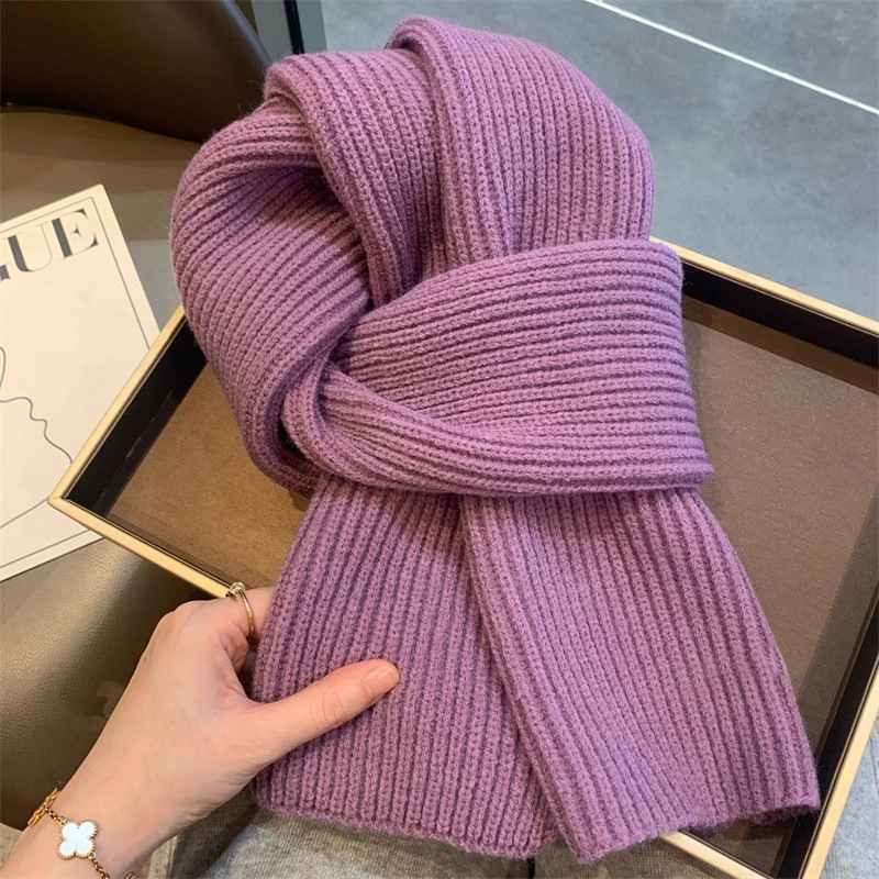 Ženski pleteni vuneni šal, marka Ewanian/yiwan nian; pogodan za zimu, proljeće i jesen; izdanje: jesen 2025