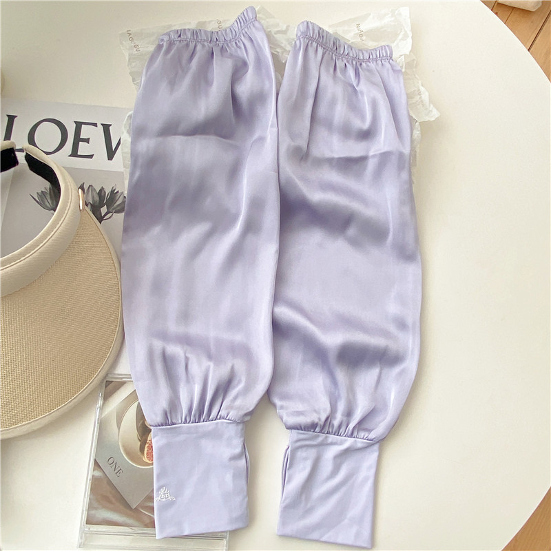 Rukavi za podlakticu – Ice Silk, prozračni, UV zaštita, za vožnju (Koukou Cat • Simulation Silk • Hangzhou • Spring 2022)