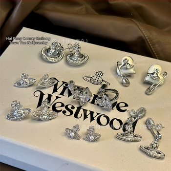 Kõrvarõngad südamekujuline lipsukujundusega, sulam, elektroplaaditud, kerge luksusstiil