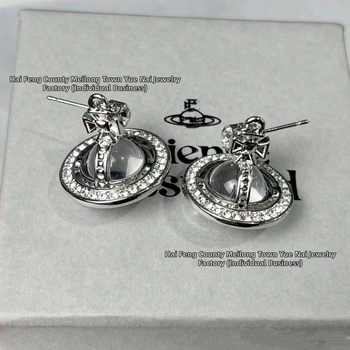 Kõrvarõngad südamekujuline lipsukujundusega, sulam, elektroplaaditud, kerge luksusstiil