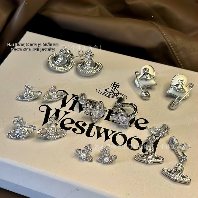 Kõrvarõngad südamekujuline lipsukujundusega, sulam, elektroplaaditud, kerge luksusstiil