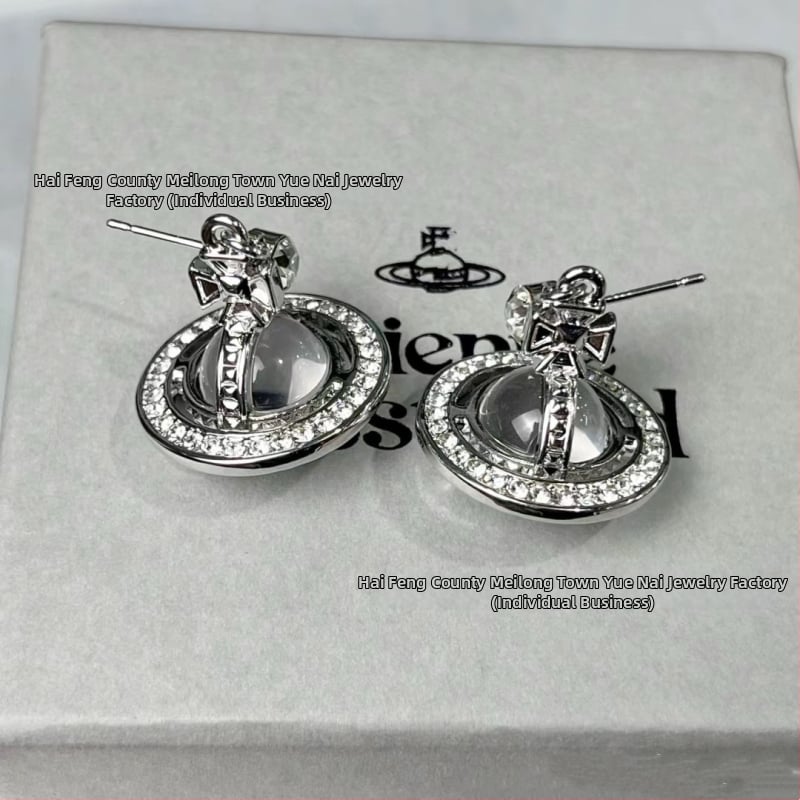 Kõrvarõngad südamekujuline lipsukujundusega, sulam, elektroplaaditud, kerge luksusstiil