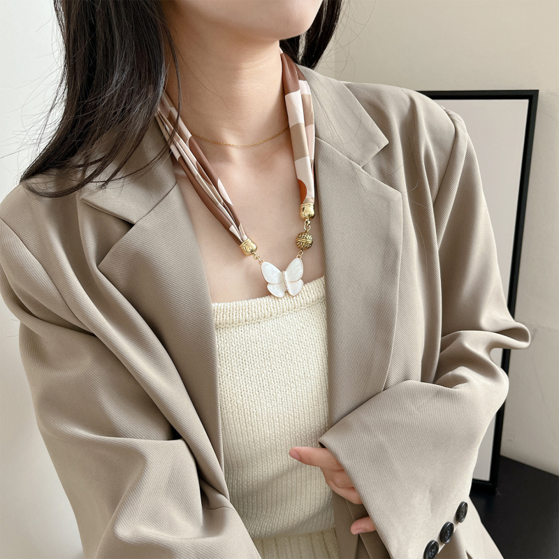 Könnyű nyakkendő mágneses csattal, koreai stílusú, nyárra, mesterséges selyem, sima szövés, nyomtatott dizájn