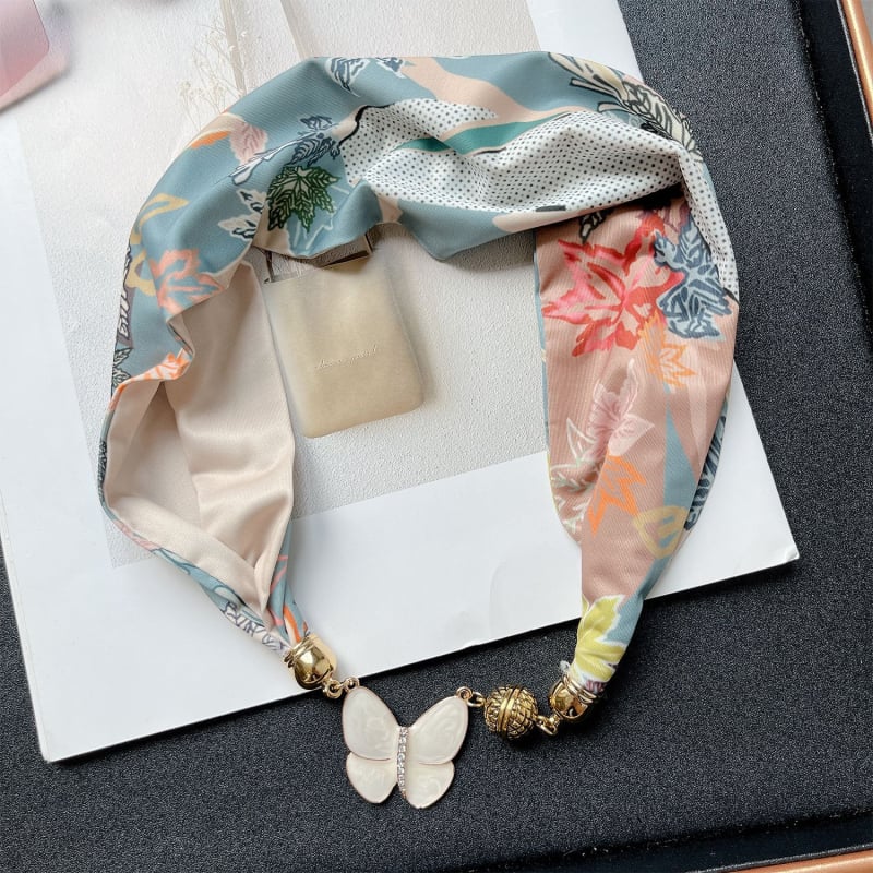 Könnyű nyakkendő mágneses csattal, koreai stílusú, nyárra, mesterséges selyem, sima szövés, nyomtatott dizájn