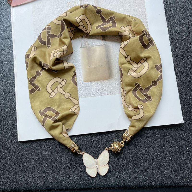 Könnyű nyakkendő mágneses csattal, koreai stílusú, nyárra, mesterséges selyem, sima szövés, nyomtatott dizájn