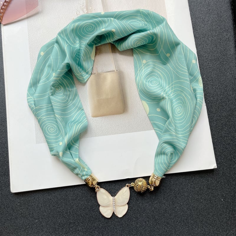 Könnyű nyakkendő mágneses csattal, koreai stílusú, nyárra, mesterséges selyem, sima szövés, nyomtatott dizájn