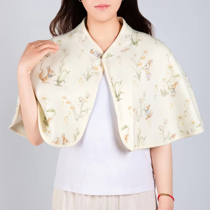 Шал за майчинство и кърмене от памук, есенно-зимно топъл, ширина 83 см, тъкан твил