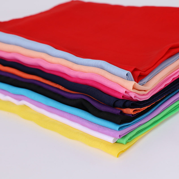 Georgette chiffon sál, egyszerű szövésű poliészter anyag, középhosszú, divat kiegészítő felnőtteknek, márka LMLAVEN