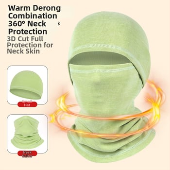 Višenamjenski šal za biciklizam i skijanje – unisex, otporan na vjetar, topao, Derong tkanina