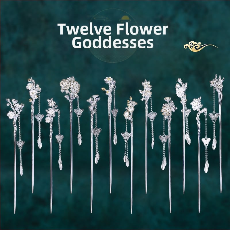 Etniline lillekamm, käsitöö, vasest valmistatud, lille motiiv, eraldi pakendamine