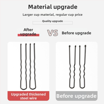 U-kujuline juukseklips, metallist juuksekleep, nähtamatu fikseerimispin lastele