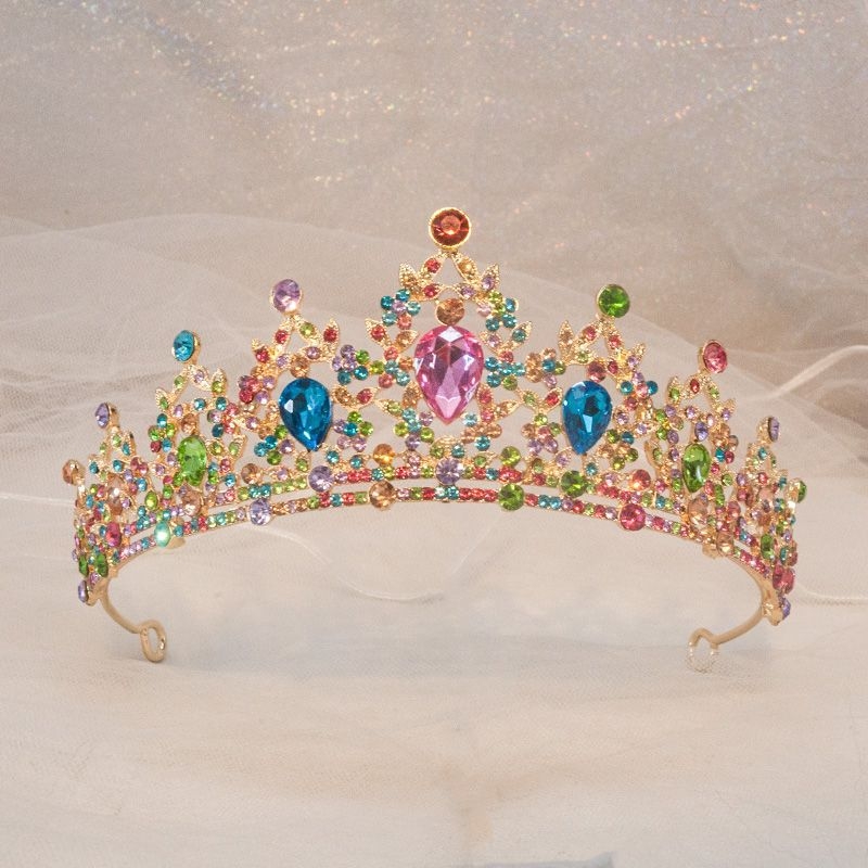 Laste juukse krooni tiara - sulamaterjalist juukse aksessuaar, bränd Unique, Korea-Jaapani stiil, 2025 kevad