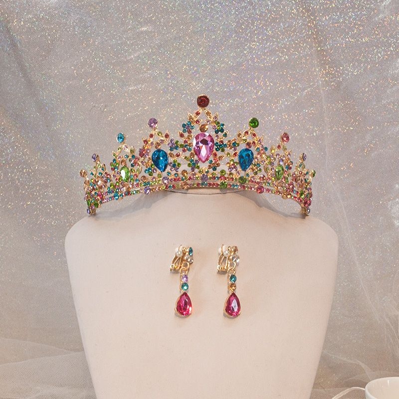 Laste juukse krooni tiara - sulamaterjalist juukse aksessuaar, bränd Unique, Korea-Jaapani stiil, 2025 kevad