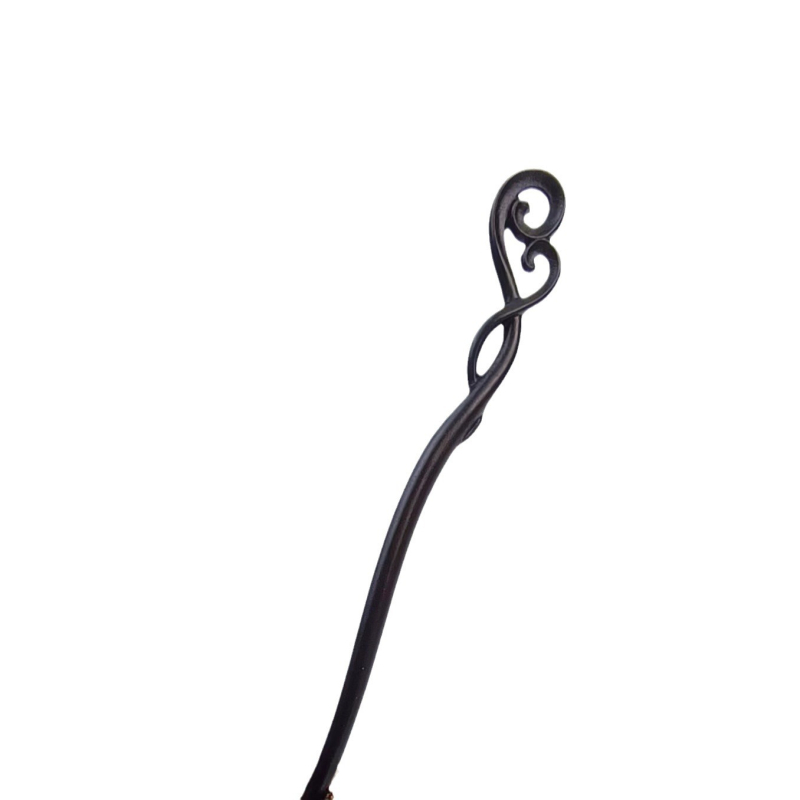 Juukseklammer sandalipuust – vintage stiil, geomeetriline disain, kohandatav