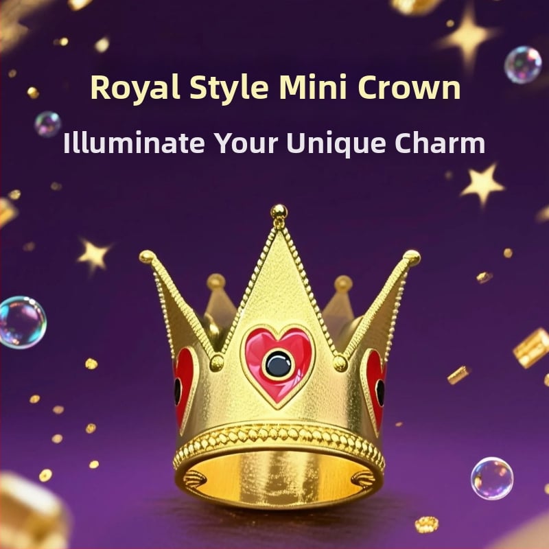 Coroană pentru copii pentru decorul tortului de ziua de naștere – aliaj, placare electrolitică, stil desen animat, formă coroană, cristal