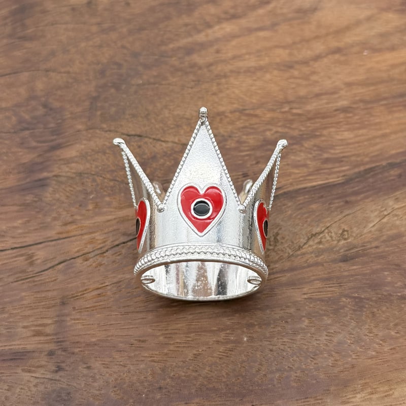 Coroană pentru copii pentru decorul tortului de ziua de naștere – aliaj, placare electrolitică, stil desen animat, formă coroană, cristal