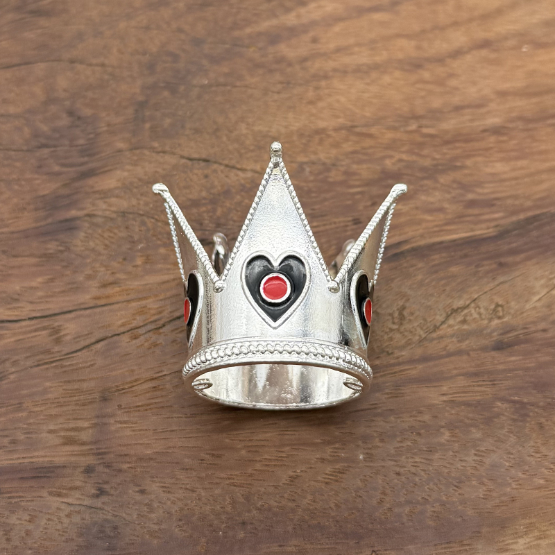 Coroană pentru copii pentru decorul tortului de ziua de naștere – aliaj, placare electrolitică, stil desen animat, formă coroană, cristal