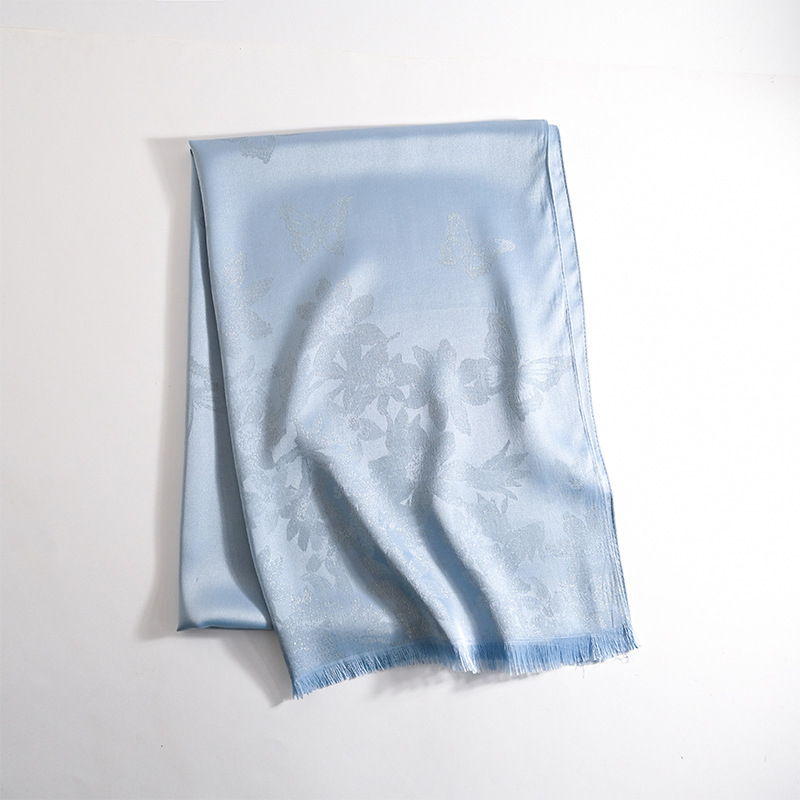 Šal od Tencel pamuka, plošno tkanje, otisak, produženi oblik, ljetni stil