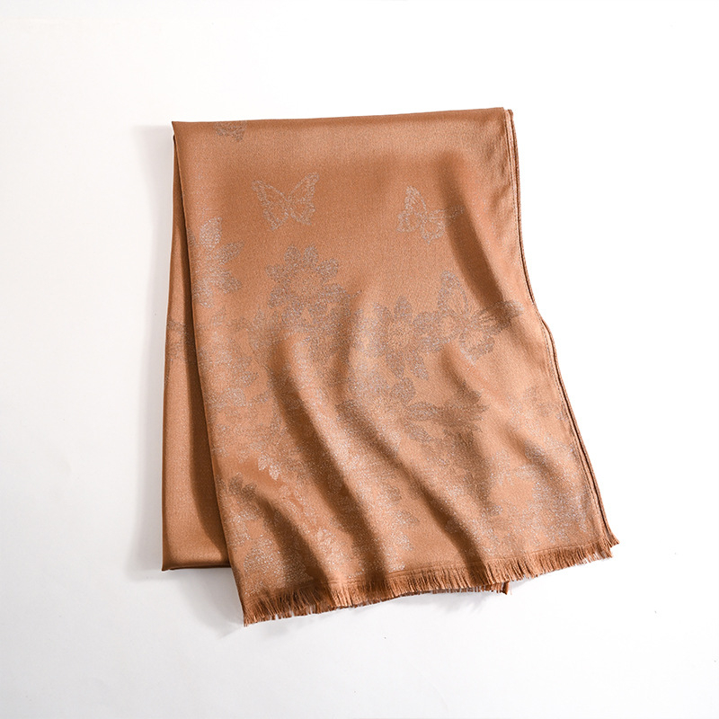 Šal od Tencel pamuka, plošno tkanje, otisak, produženi oblik, ljetni stil