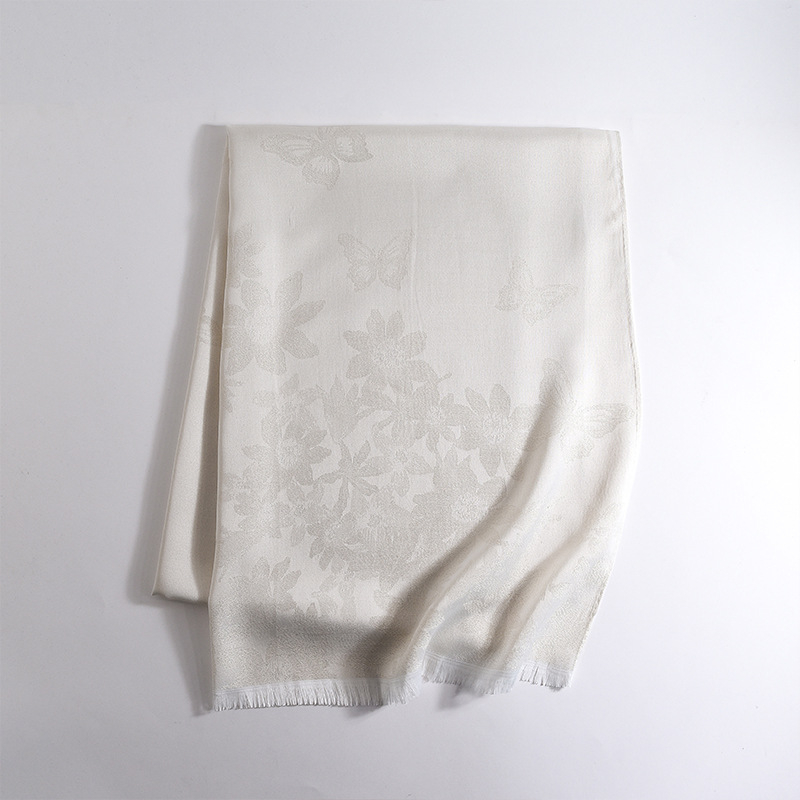 Šal od Tencel pamuka, plošno tkanje, otisak, produženi oblik, ljetni stil