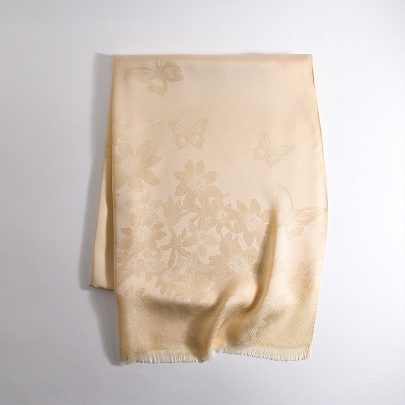 Šal od Tencel pamuka, plošno tkanje, otisak, produženi oblik, ljetni stil