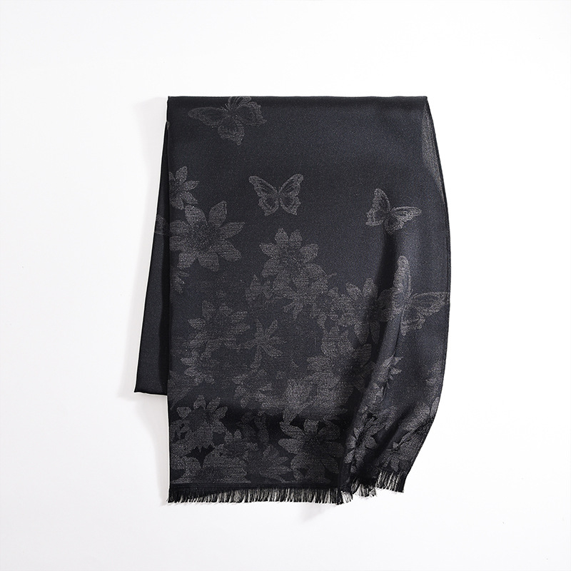Šal od Tencel pamuka, plošno tkanje, otisak, produženi oblik, ljetni stil
