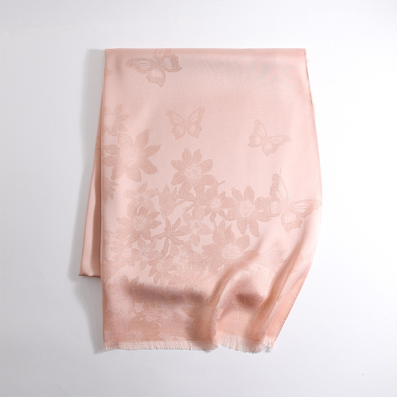 Šal od Tencel pamuka, plošno tkanje, otisak, produženi oblik, ljetni stil