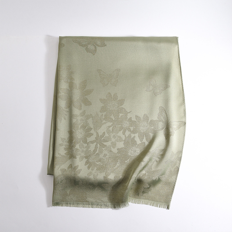 Šal od Tencel pamuka, plošno tkanje, otisak, produženi oblik, ljetni stil