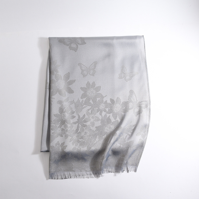 Šal od Tencel pamuka, plošno tkanje, otisak, produženi oblik, ljetni stil
