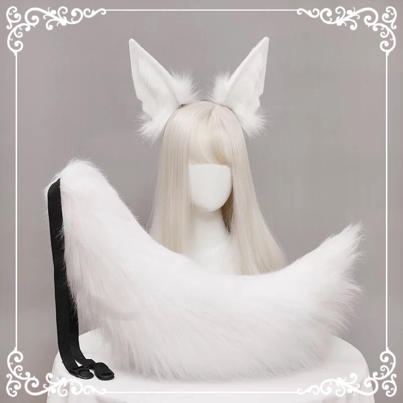 Anubise šakala kõrvade cosplay peavõru - elastsed kõrvad, Lolita aksessuaar lastele