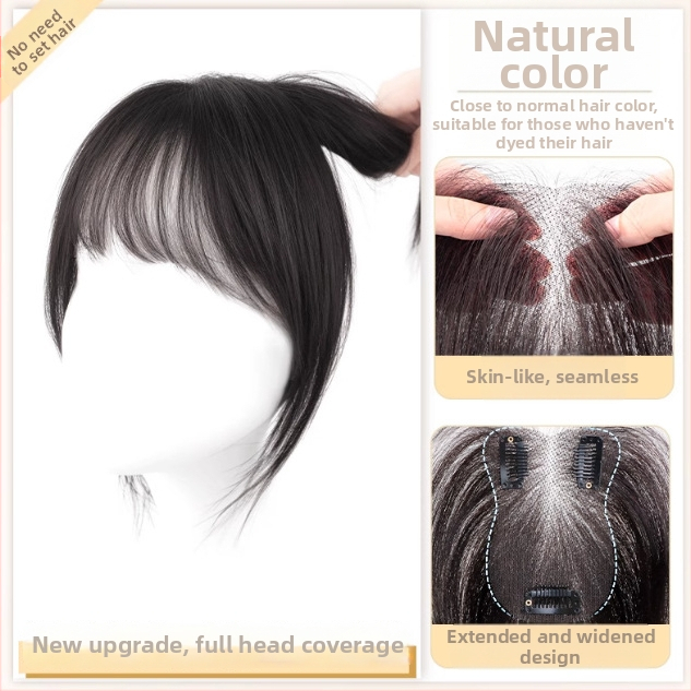 Topper juuksed inimeste juustest, mudel F520, kinnitamise mehhanism, sirged juuksed, sobib värvimiseks ja permimiseks