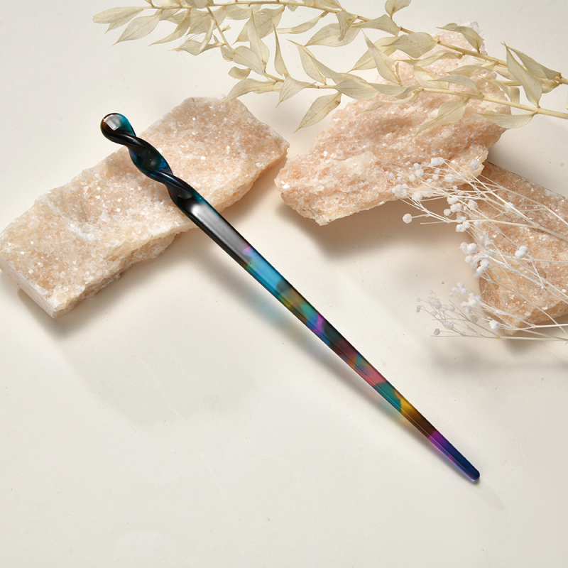 Juukseklamber, antiikne stiil, materjal: äädikhappe plaat, bränd: Jianzhi, kohandatav töötlemine, litsentsitud privaatetikett