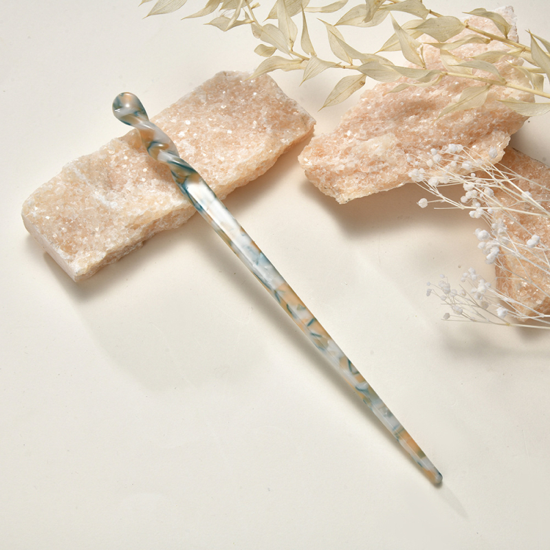 Juukseklamber, antiikne stiil, materjal: äädikhappe plaat, bränd: Jianzhi, kohandatav töötlemine, litsentsitud privaatetikett