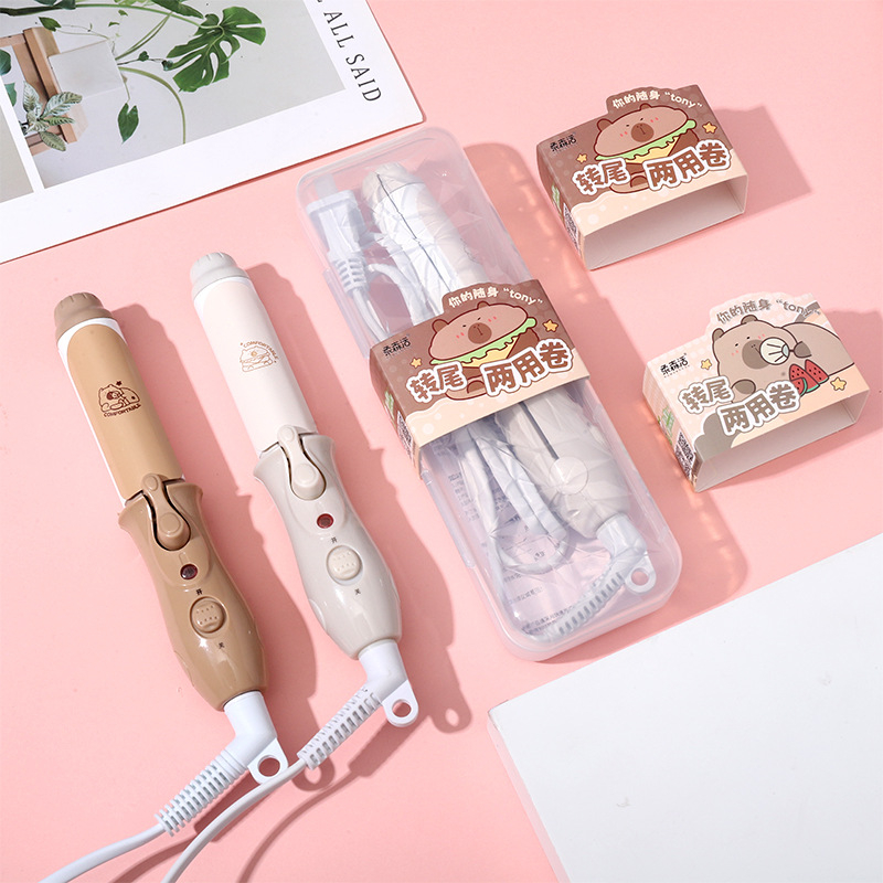 Kahefunktsiooniline juukselahendaja lokkide ja sirgendamiseks turmaliinne keraamilise kuumutiga, 25W, 220V, sobib märgadele ja kuivadele juustele, kiire stiil 1–2 min