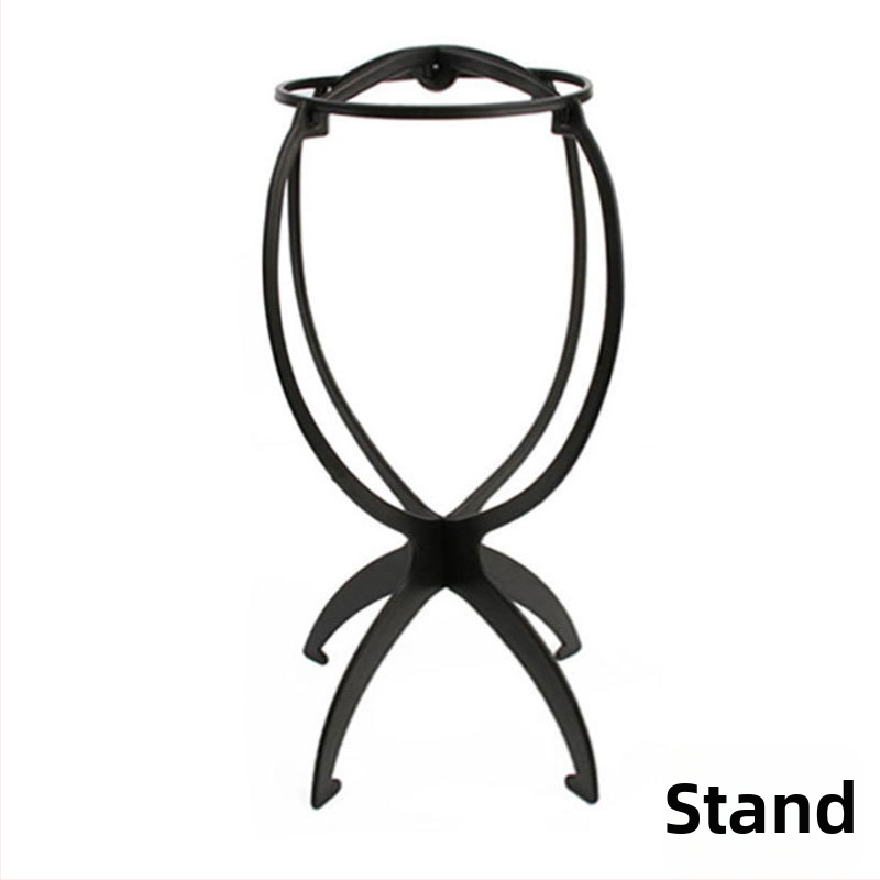 Sada starostlivosti o parochňu: roztok na starostlivosť, stojan, chvostová kefka, BB klip a sieť na vlasy