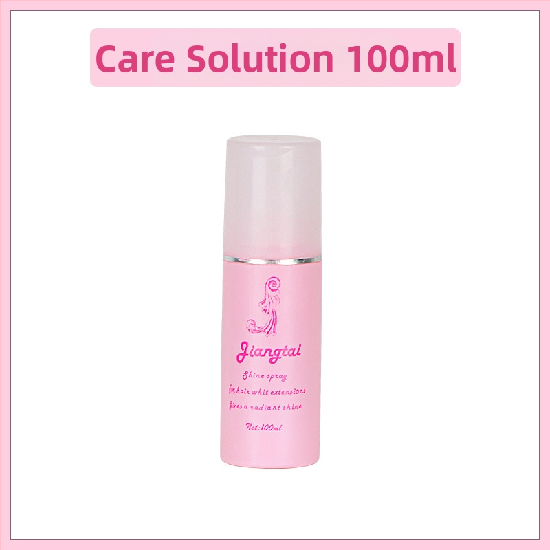 Sada starostlivosti o parochňu: roztok na starostlivosť, stojan, chvostová kefka, BB klip a sieť na vlasy