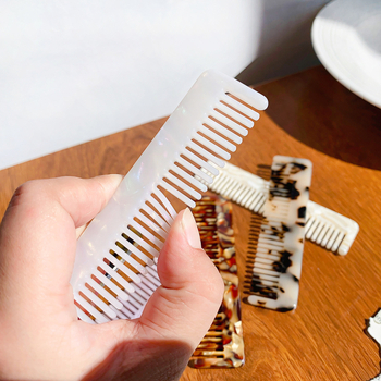 Acetato plaukų šukos moterims, retro stiliaus, stačiakampio formos, rankų darbo, pritaikoma