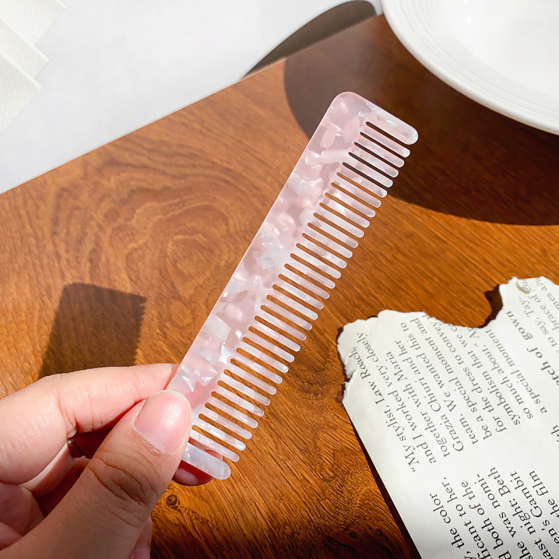 Acetato plaukų šukos moterims, retro stiliaus, stačiakampio formos, rankų darbo, pritaikoma