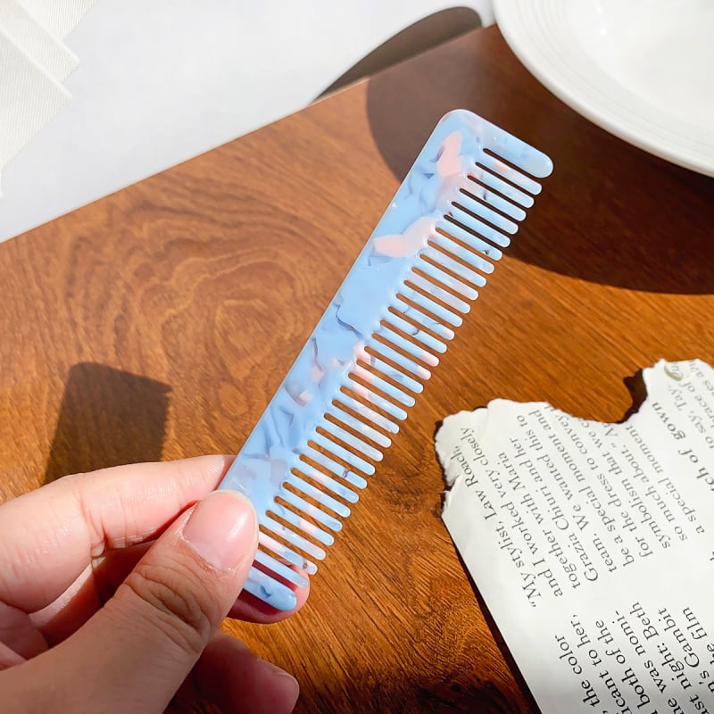 Acetato plaukų šukos moterims, retro stiliaus, stačiakampio formos, rankų darbo, pritaikoma