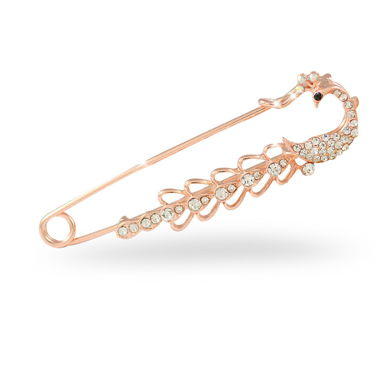 Brosa s motivom jelena, legura, biserna mozaika, crtani stil, unisex, elektroplatina prevlak