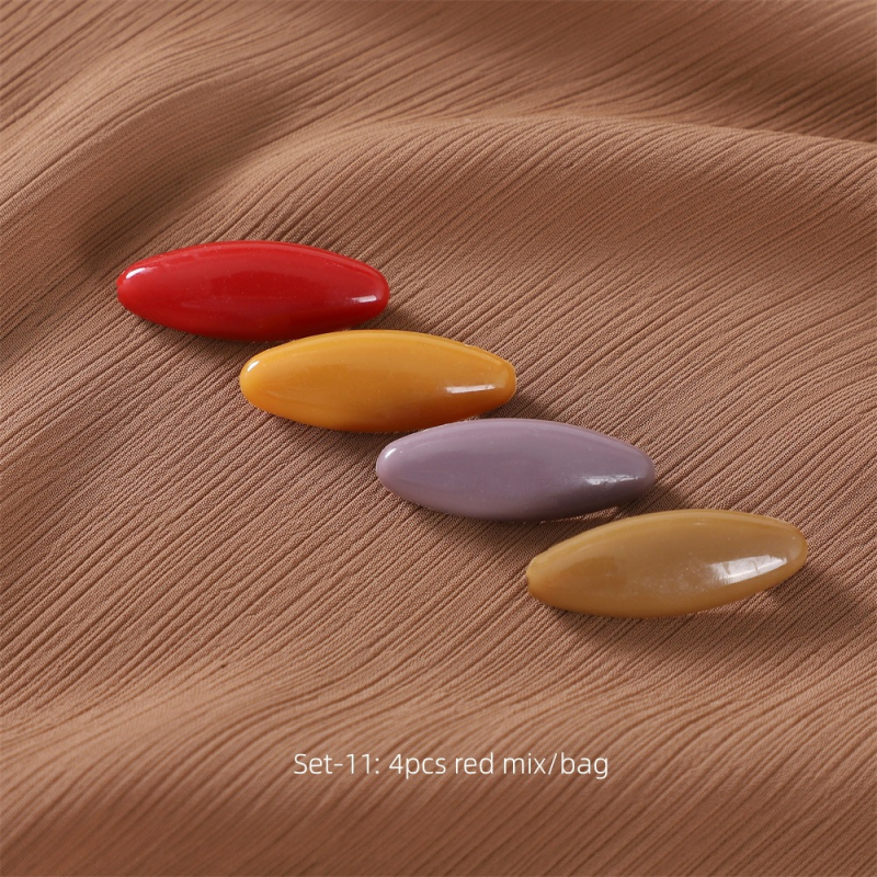 Plastična geometrijska ženska broš SP21 Ljeto 2022 Anti-izlaganje