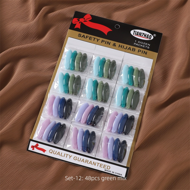 Plastična geometrijska ženska broš SP21 Ljeto 2022 Anti-izlaganje