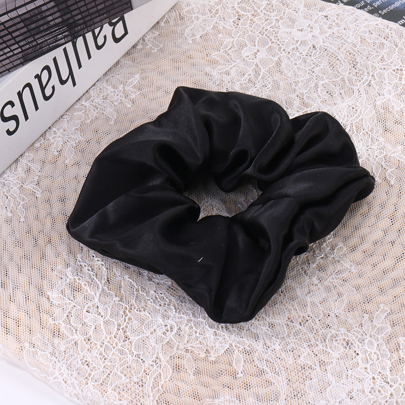 Elastic hair tie din mătase Mulberry Silk Hair Tie, buclă mare, stil coreean, lucrat manual în Suzhou, elasticitate ridicată | Material: Mătase | Brand: Zhenshang | Origine: Suzhou | Stil: Versiune Coreeană