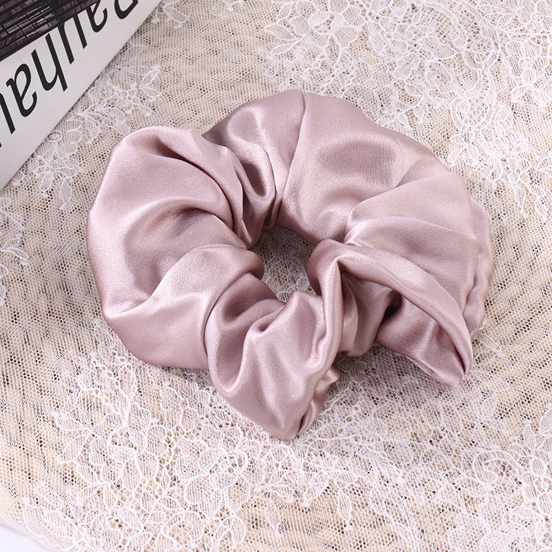 Elastic hair tie din mătase Mulberry Silk Hair Tie, buclă mare, stil coreean, lucrat manual în Suzhou, elasticitate ridicată | Material: Mătase | Brand: Zhenshang | Origine: Suzhou | Stil: Versiune Coreeană